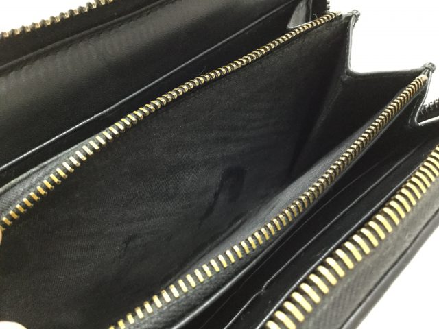 BOTTEGA VENETA（ボッテガヴェネタ）のファスナー交換と小銭入れの内張り交換が完了しました（大阪府大阪市K様）before04