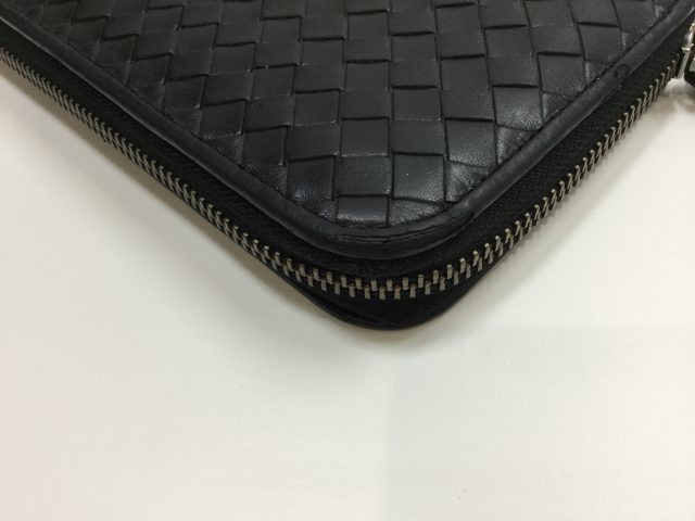 BOTTEGA VENETA（ボッテガヴェネタ）のファスナー交換と小銭入れの内張り交換が完了しました（大阪府大阪市K様）after02