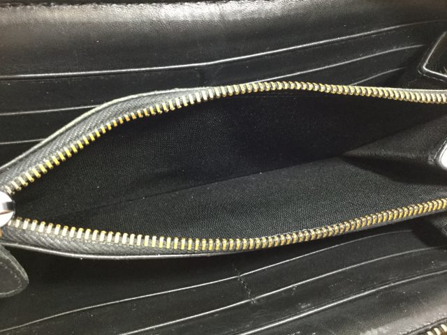 BOTTEGA VENETA（ボッテガヴェネタ）のファスナー交換と小銭入れの内張り交換が完了しました（大阪府大阪市K様）after03
