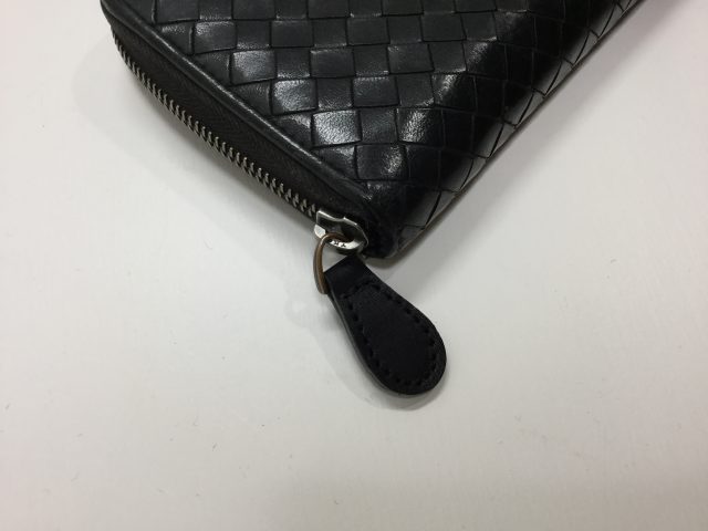 BOTTEGA VENETA(ボッテガヴェネタ)のお財布の引き手作成が完了しました（愛知県尾張旭市H様）after02