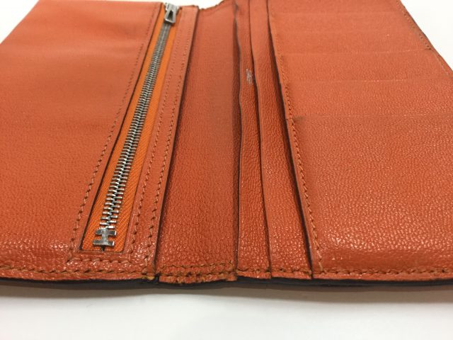 エルメス（Hermès）のお財布のベルト・ループ作成、ほつれ縫いが完了しました（愛知県名古屋市M様）after03