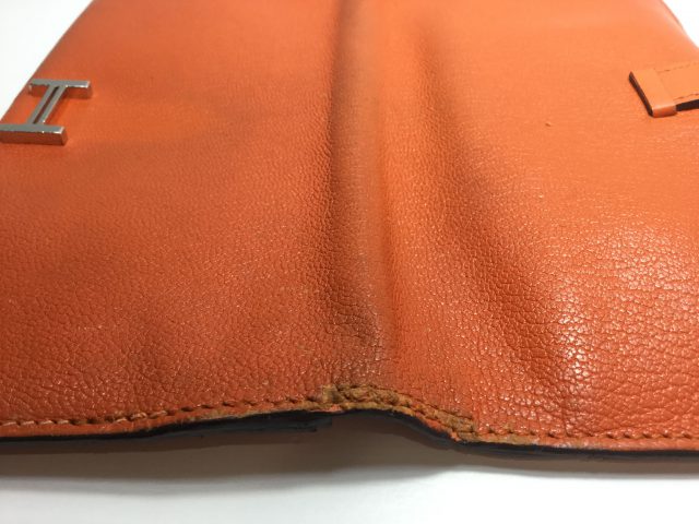 エルメス（Hermès）のお財布のベルト・ループ作成、ほつれ縫いが完了しました（愛知県名古屋市M様）after04