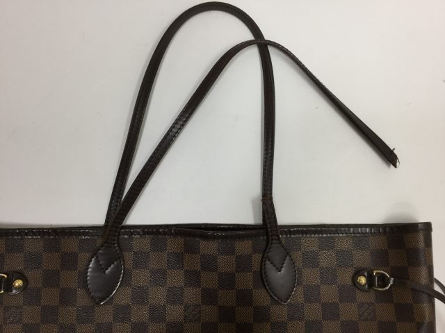 Louis Vuitton（ルイ・ヴィトン）のバッグの持ち手交換修理が完了しました（三重県津市T様）before