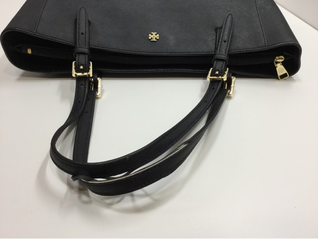 TORY BURCH SMALL BUCKLE TOTE (トリーバーチ バッグ スモール バックル トート )の持ち手の作成・交換が完了しました。(埼玉県所沢市Ｓ様)before03